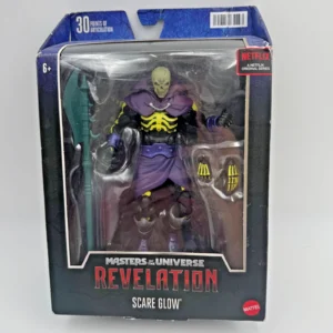 masters of the universe revelation scare glow action figure | 6+ | glow in the dark collector edition
