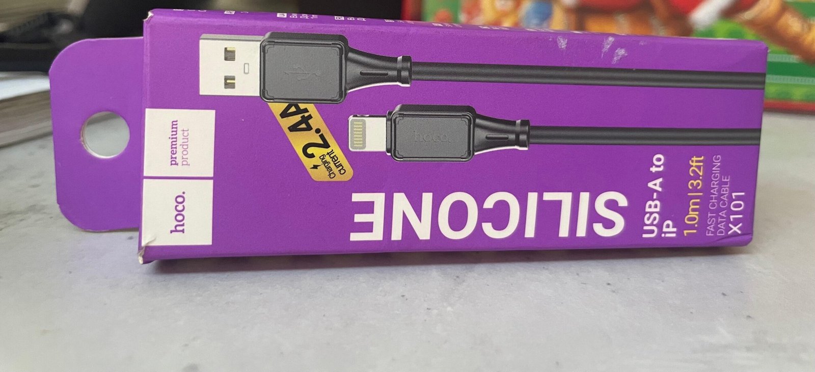 Hoco X101 USB-A to Lightning Fast Charging Data Cable - Image 2